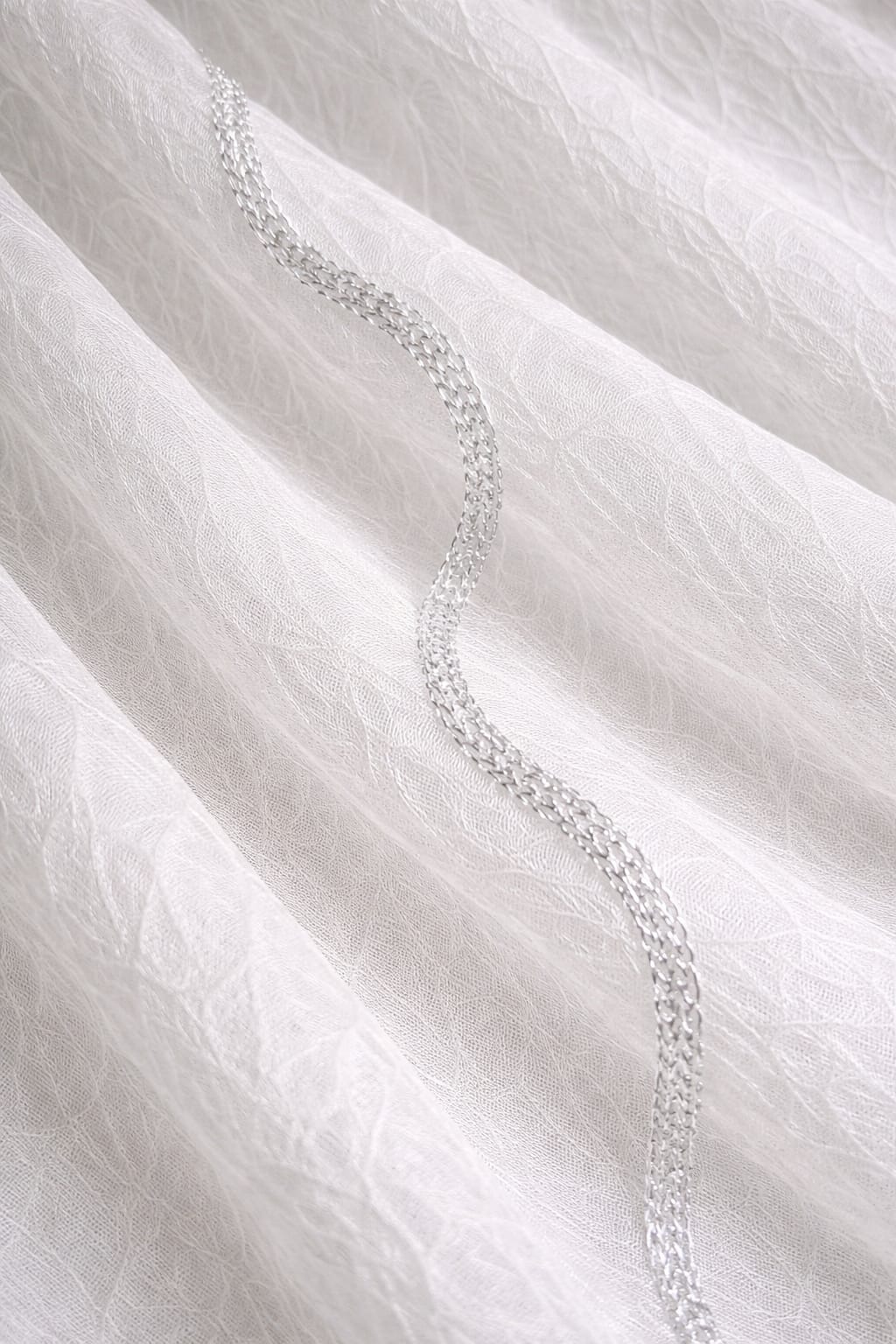 Crush Voile Curtain (5m x 218cm)