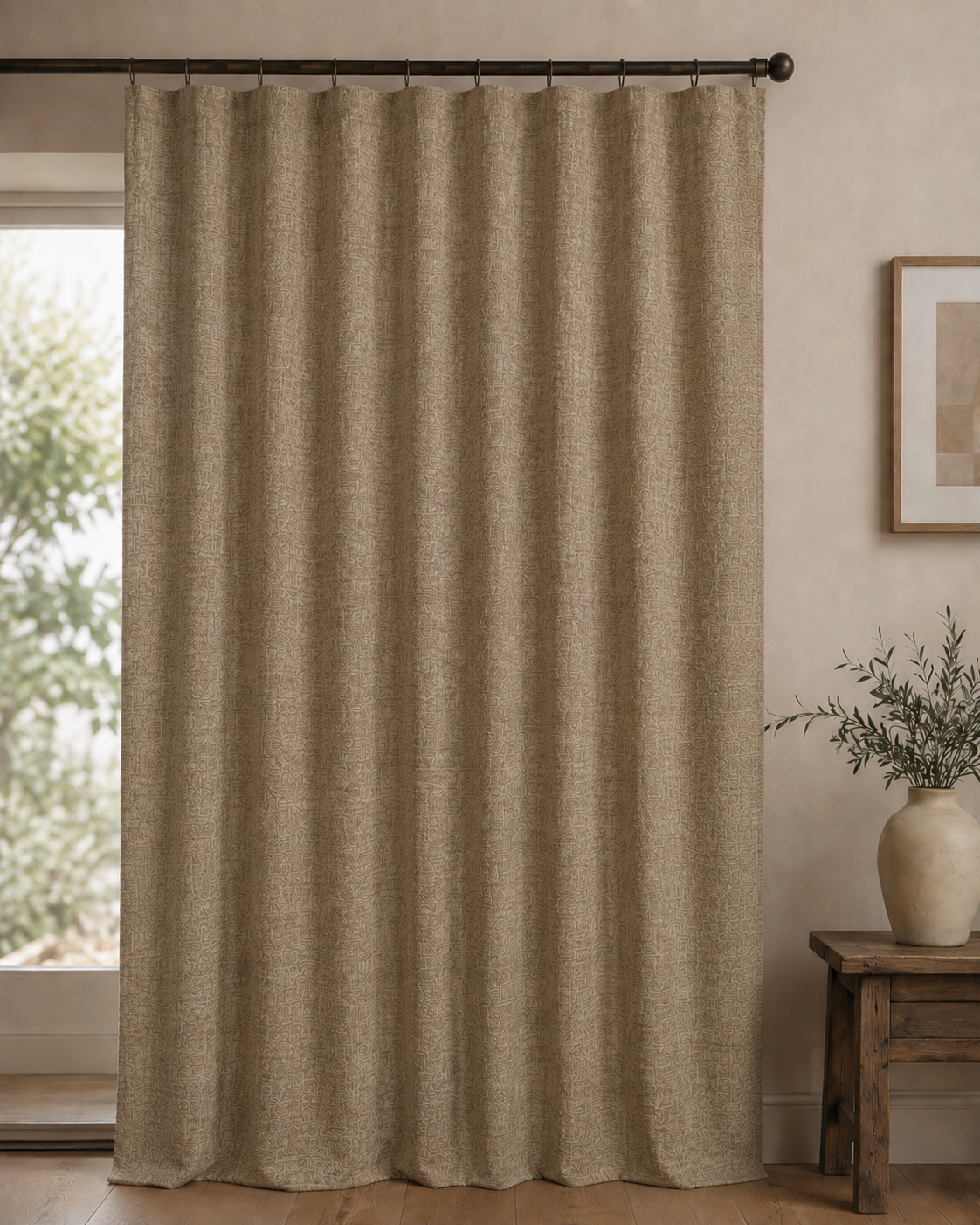 Blocked Range Curtains - 230 x 218cm