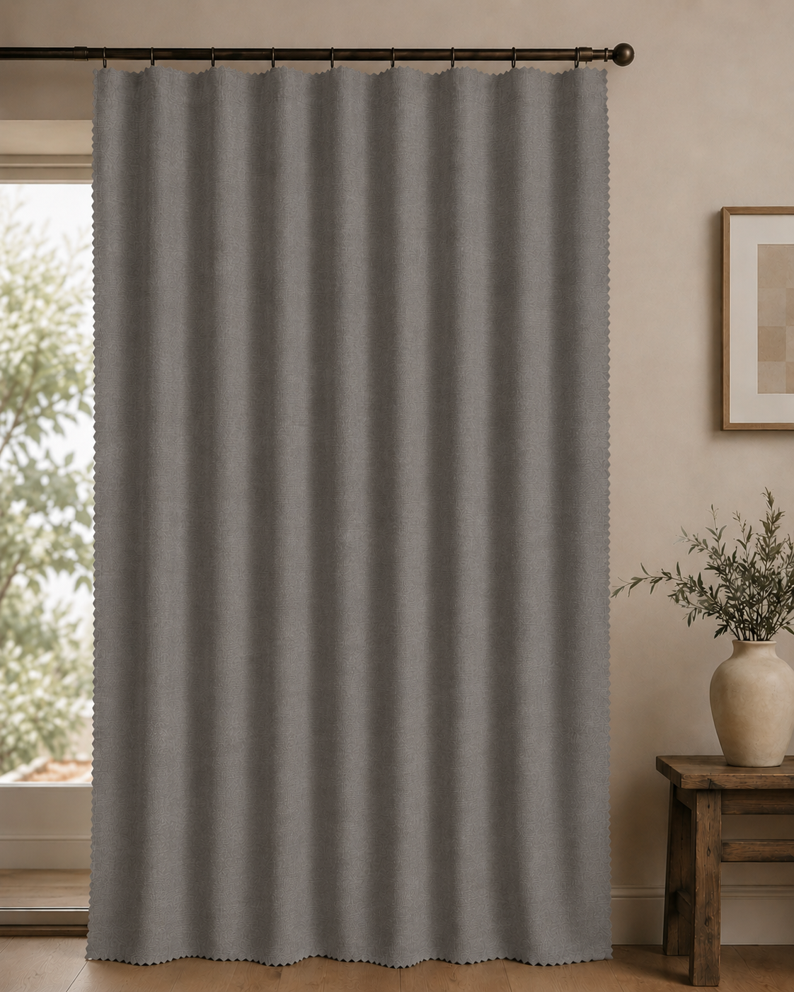 Blocked Range Curtains - 230 x 218cm