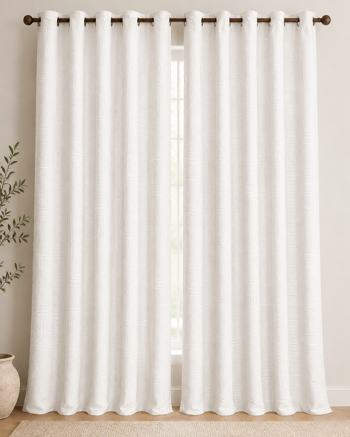 Ripple Lined Curtains 230cm x 218cm