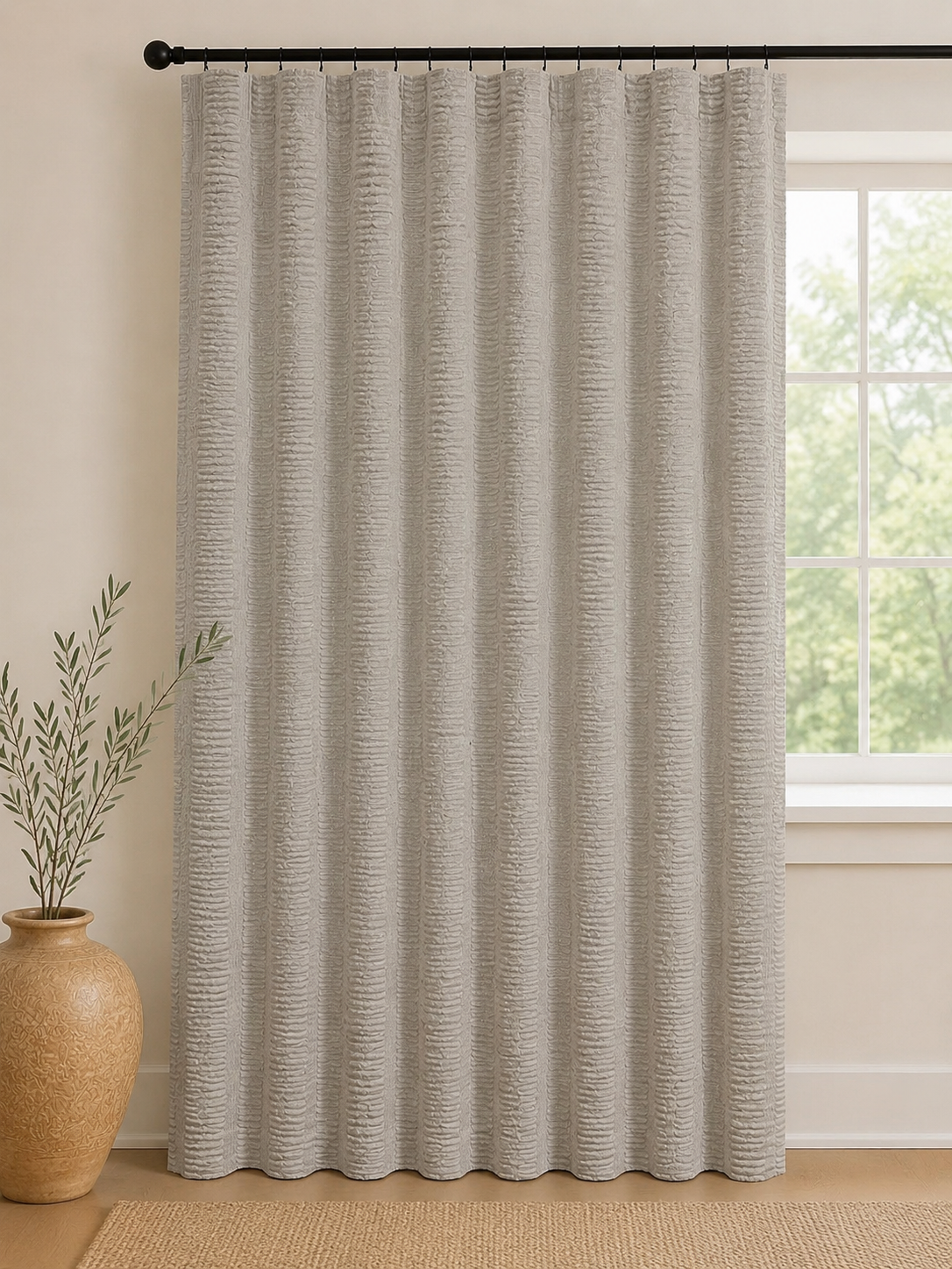 Ripple Lined Curtains 230cm x 218cm