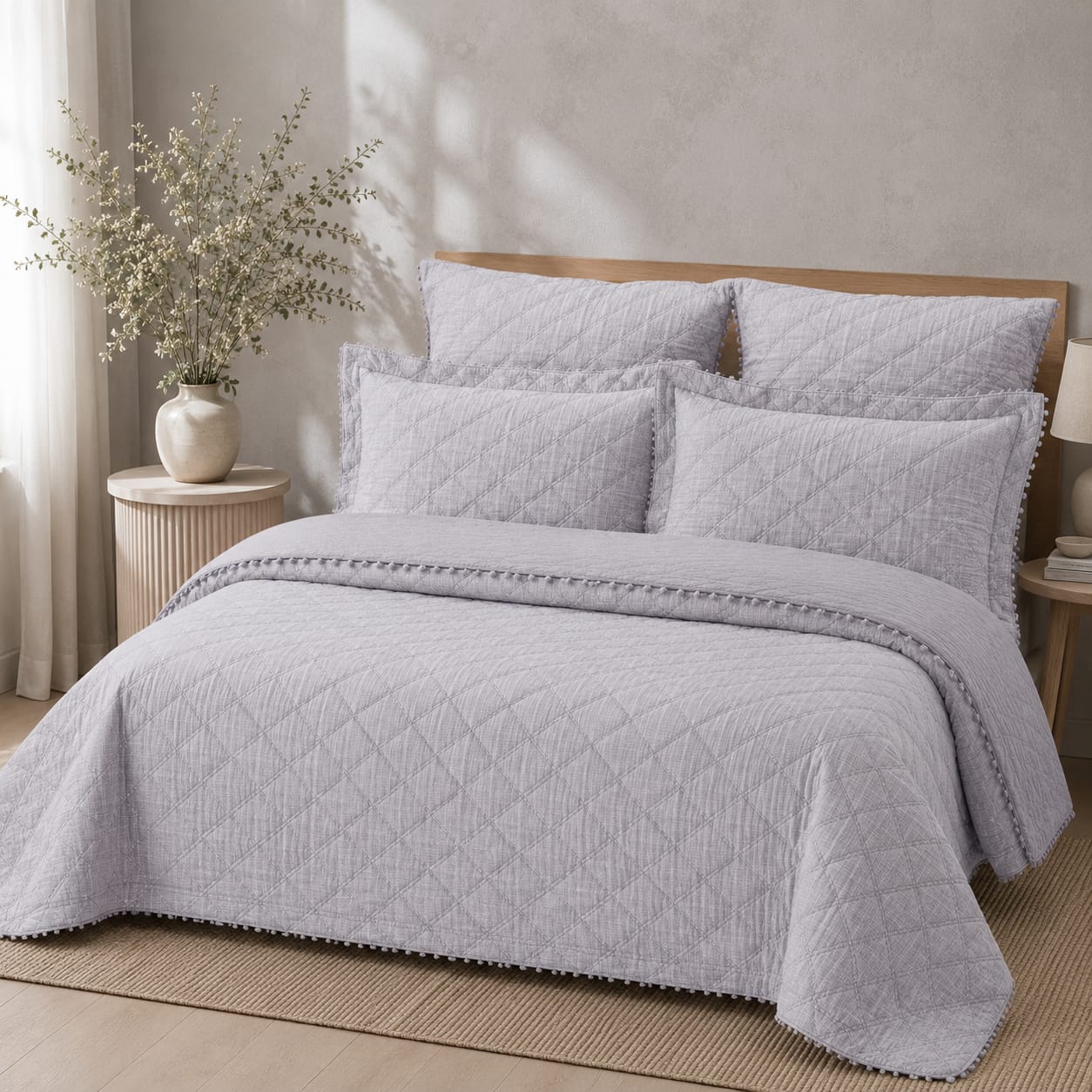 Jacquard Bedspread 5 Piece