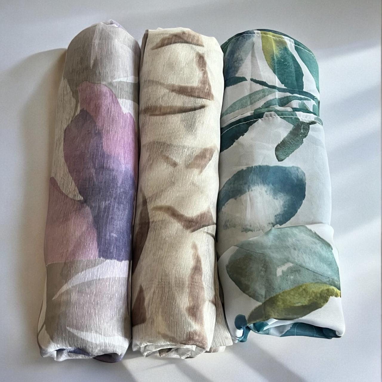 Floral Aqua Tablecloth 150cm x 250cm