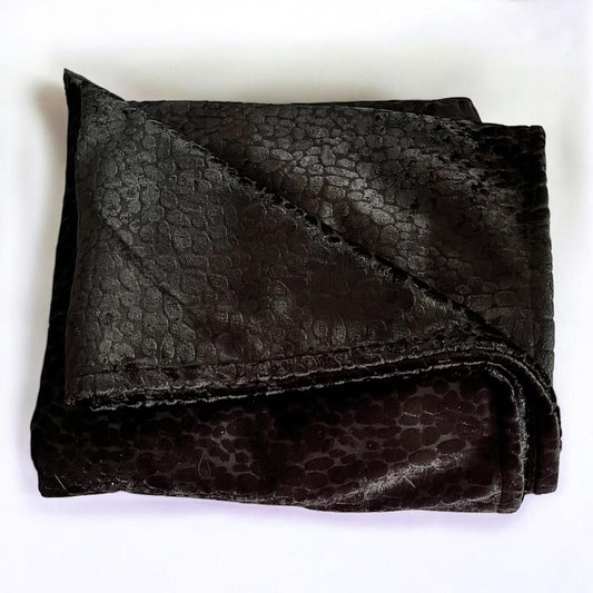 Pure Texture Midnight Black Tablecloth 150cm x 250cm