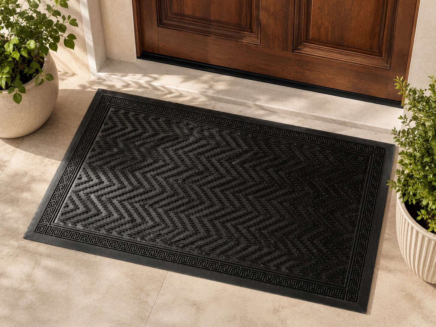 Grooved Rubber Mat 73X43cm