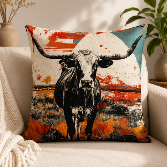 Scatter Cushion Cover Bull