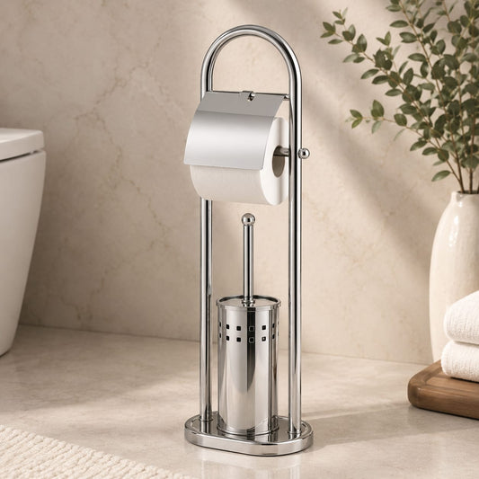 Toilet Brush & Paper Holder