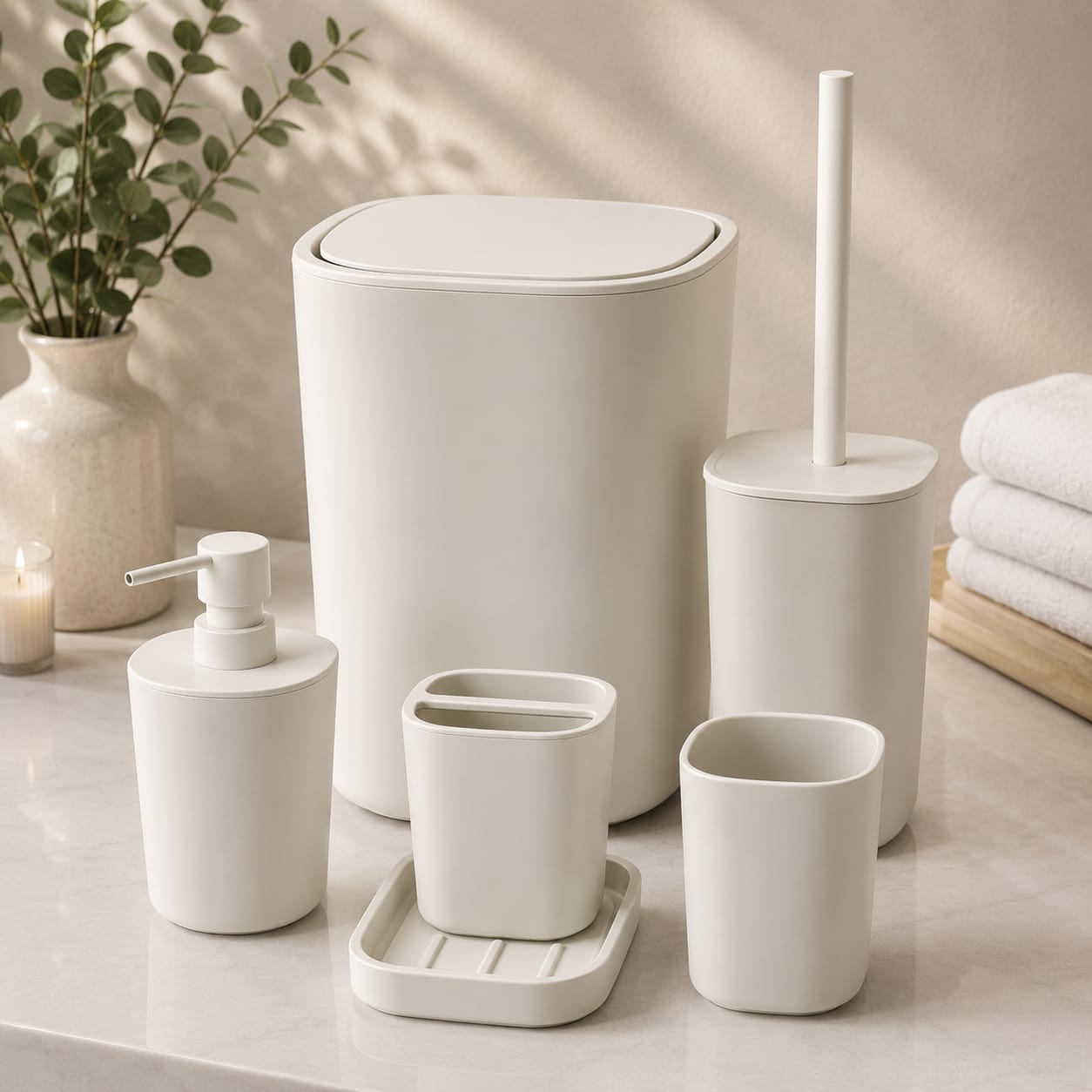 Bathroom Set 6 Piece
