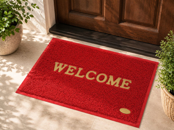 Welcome Rubber Door Mat