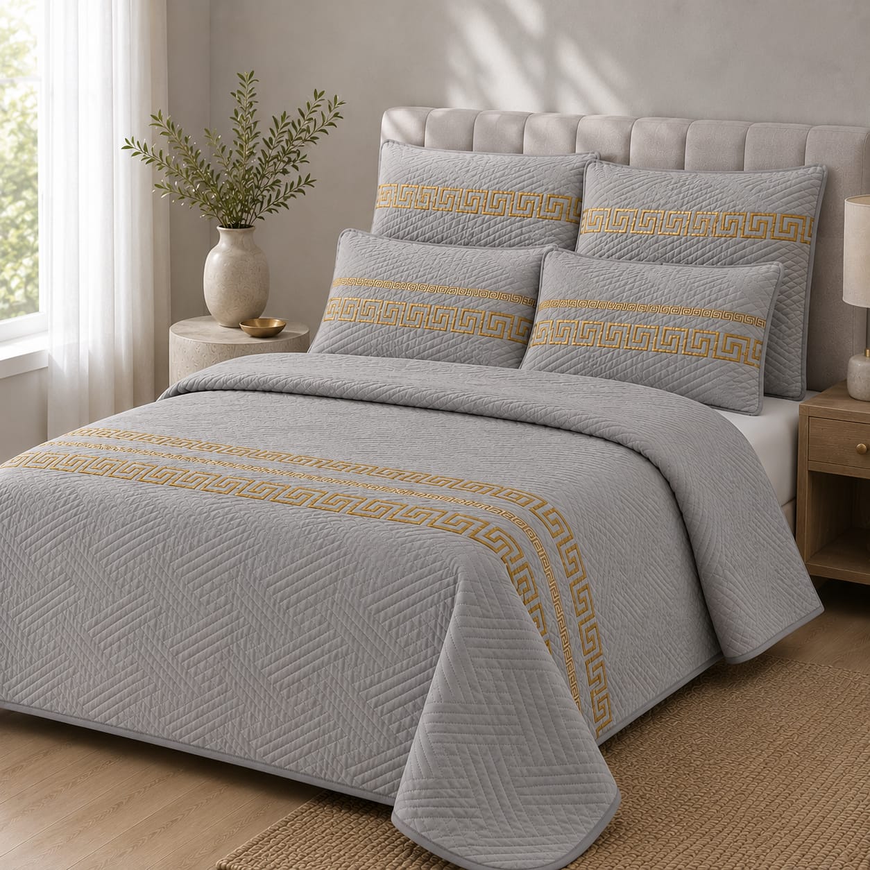Luxury Bedspread 5 Piece
