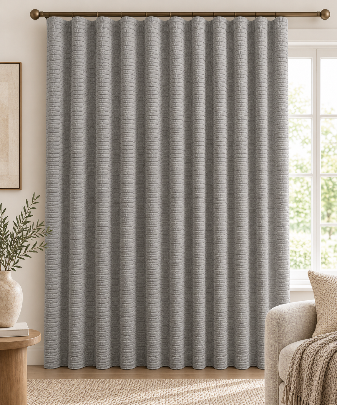 Ripple Lined Curtains 230cm x 218cm